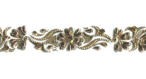 Gold armband tattoo