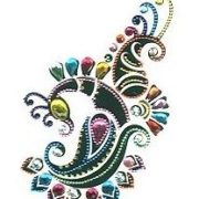 sticker body jewels