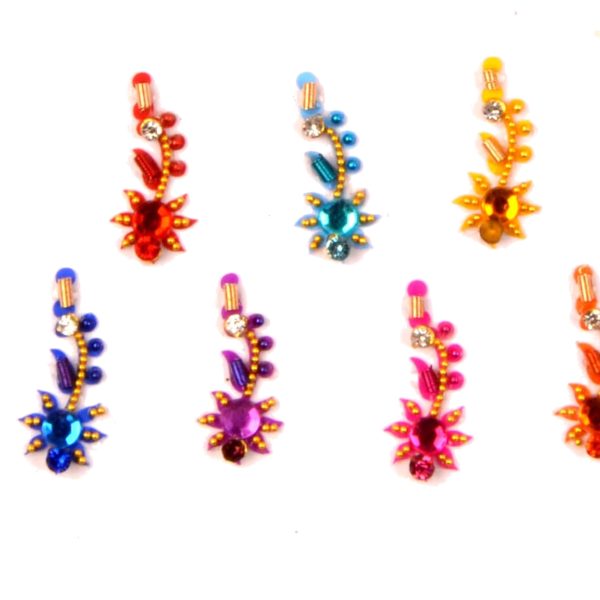 Designer Bindi Designs | Crystal bindis | Multi color bindis | Wedding ...